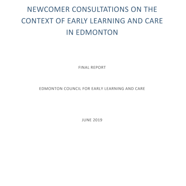 newcomer consultations on early learning