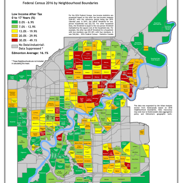 low income neighbourhoods 2016